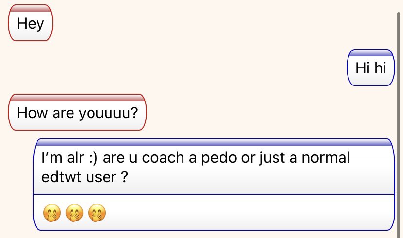 OXANA63459012's tweet photo. Edtwt Omegle is wild π#fuckemos https://t.co/lNU4lAJY4L