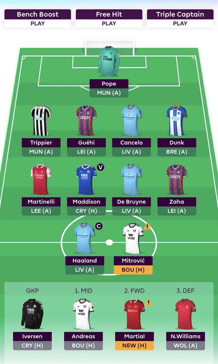 FPLCooper's tweet photo. Gameweek 11 - Cooper is locked in 🔒 

GW10 - 69 points. 

OR: 3.6m -> 2.8m -> 1.99m -> 1.69m ✅🌍
Very happy with recent GWs. 

Martial injured again..
2 FTs: Trent + Gordon -> Dunk + Zaha.

Haaland 🧢 

Best of luck everyone! ☕️ 

#FPLCommunity https://t.co/yZ8BkV7a22