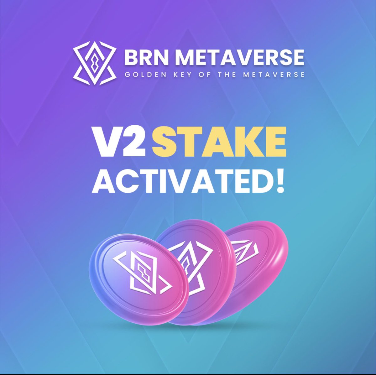 Dear investors, about V2 Stake ; Our V2 Staking system has been successfully integrated. You can make your stakes seamlessly from the 'Stake' area on brntoken.net. For more detailed information 'brntoken.net/article/stake-…'