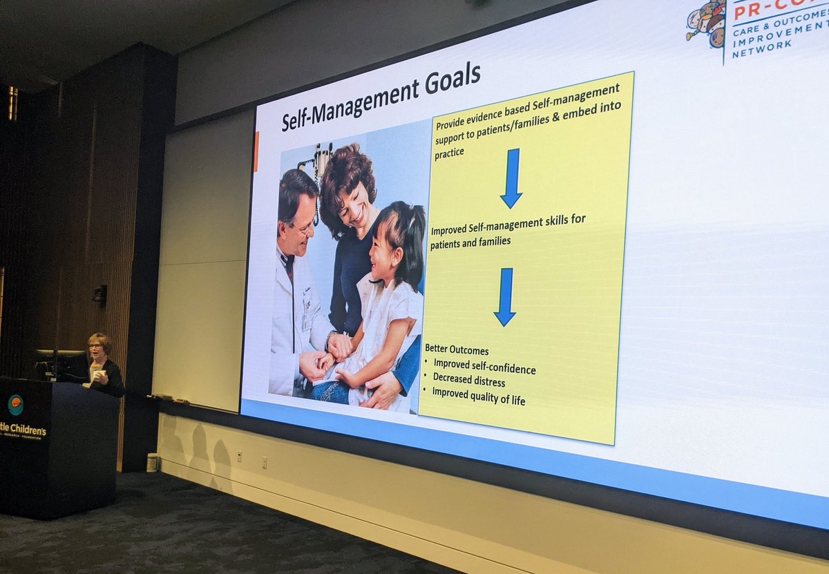 _PRCOIN's tweet photo. Janalee Taylor of @CincyChildrens talking about self management assessments and action plans at the #prcoinlearningsession https://t.co/fPlwCk5zTL