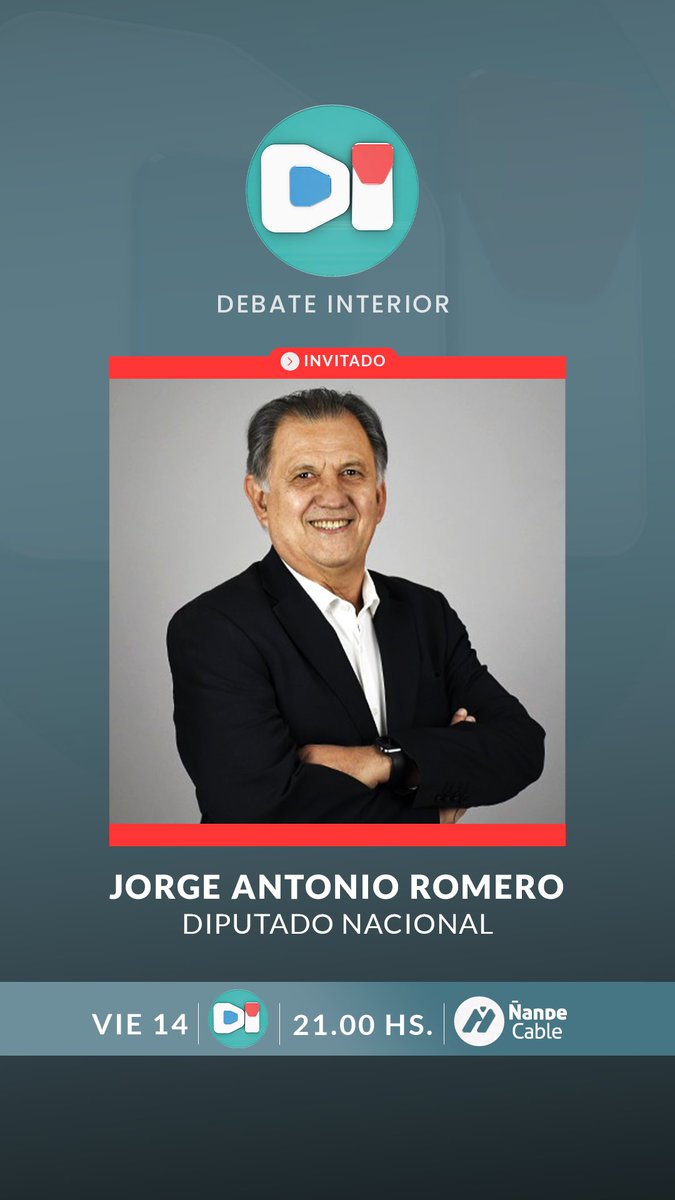 DebateInterior's tweet photo. Esta noche a las 21hs programon de #DebateInterior con invitados de lujo: @JulioBarbaro , @JorgeRomeroCtes y @aguirremanuelok . Además el análisis completo de la semana junto a @PachiRomeroM , @maurovi22 , @RAULCUEVAS32 y @carlosalbesimon por la pantalla de Ñ. https://t.co/XBR5RpVTKA