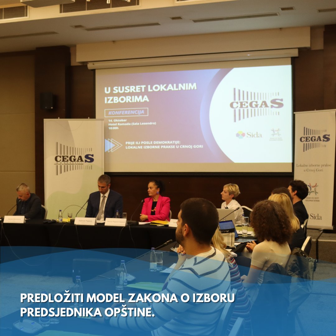 _cegas's tweet photo. 📢 KONFERENCIJA “U SUSRET LOKALNIM IZBORIMA"
 
Panelisti i učesnici složili su se da je neophodno da dođe do unaprijeđenja zakonodavnog okvira sprovođenja lokalnih izbora i podržali su preporuke koje je tim CEGAS-a ovom prilikom iznio javnosti a to su👇 https://t.co/n8FDz2Pdzr