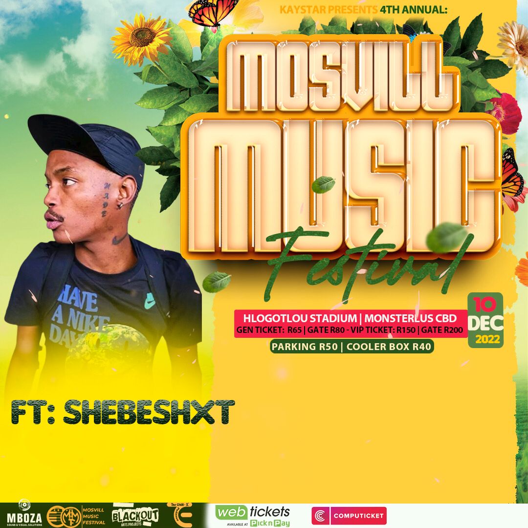Saeza08's tweet photo. Shebesxht for Mosvill Music Festival 🔥
Tickets available: 
https://t.co/V1jz8OMxdi

https://t.co/zbIoIjR9J2 https://t.co/7pzwlttY3Y