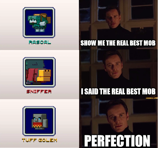 cubfan135's tweet photo. Mob Vote is now open! Vote Tuff Golem! https://t.co/YcPeq7n6BE