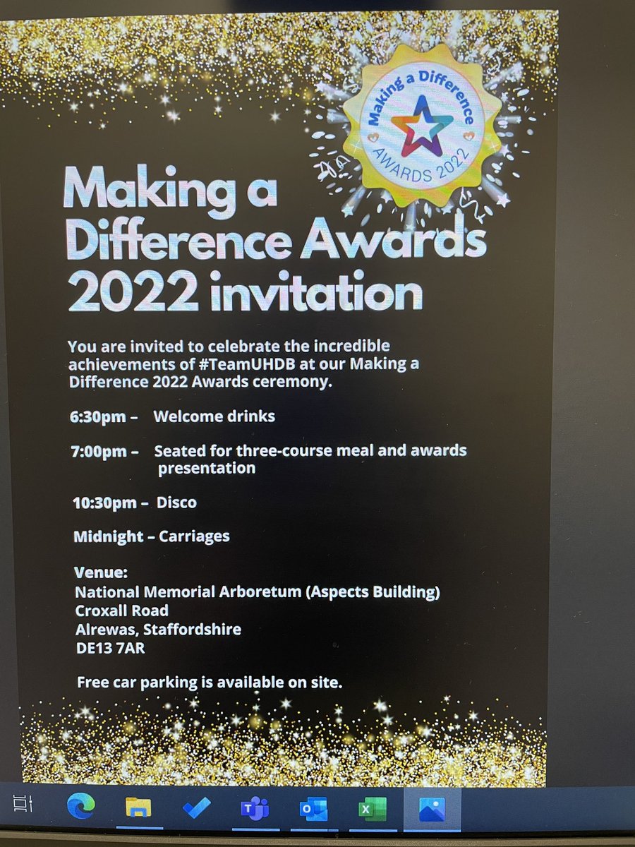 gilljen45's tweet photo. Looking forward to #makingadifferenceawards @LynnSlade80 @NickiRoomster @EmmaJBarnes representing #teampaeds https://t.co/1LiaMH2dXP