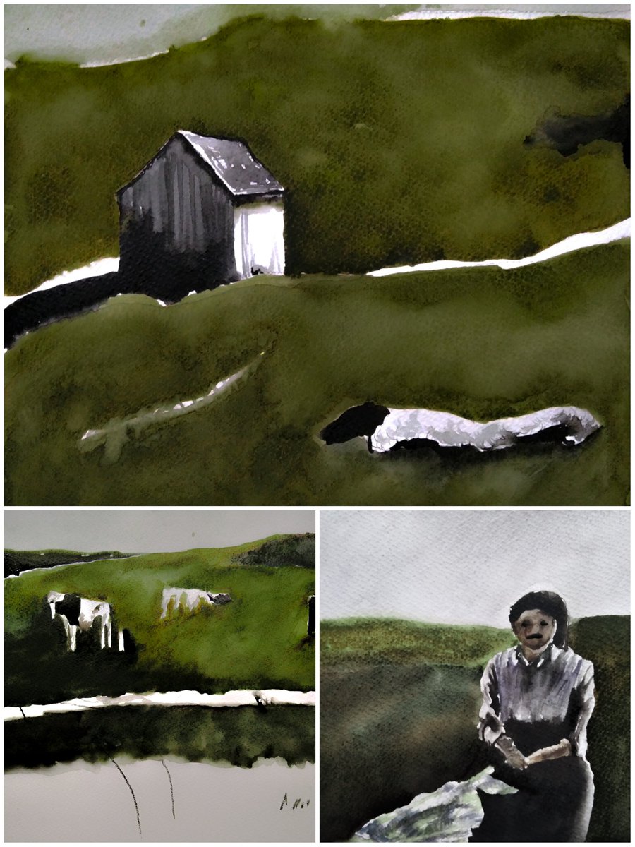 Last available watercolors from the "Ordinary" collection!