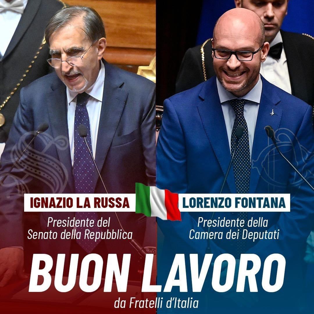 FratellidItalia's tweet photo. 🔵 Buon lavoro da #FratellidItalia https://t.co/asfLGAYMoO