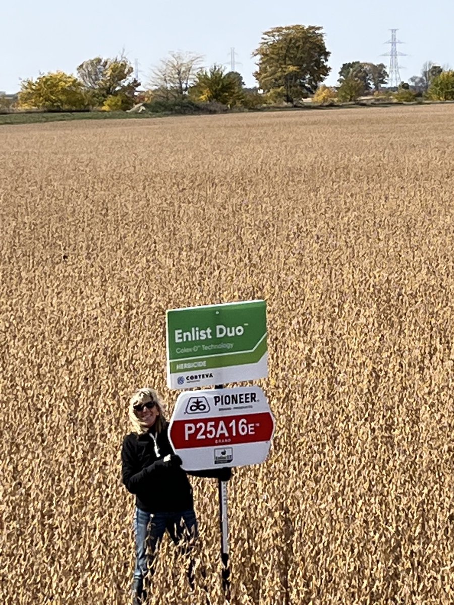 Enlist technology Complimented with Pioneer’s new A series Enlist soybeans…. It’s a game changer. Yahoo!Welcome to the future.