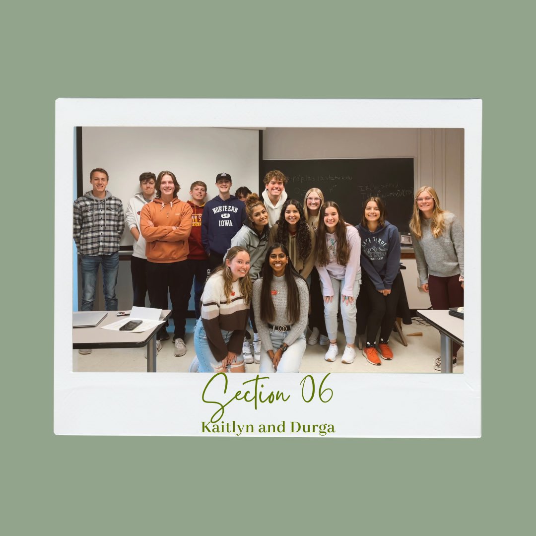iastatebesties's tweet photo. This week, we wrapped up BIOL 110 lectures and recitations for the semester! The BEST Team had an absolute blast working with all of the students and cannot wait to continue growing their connections with them in BIOL 111! Here are our Thursday recitation sections! https://t.co/hPEyf3QJd0