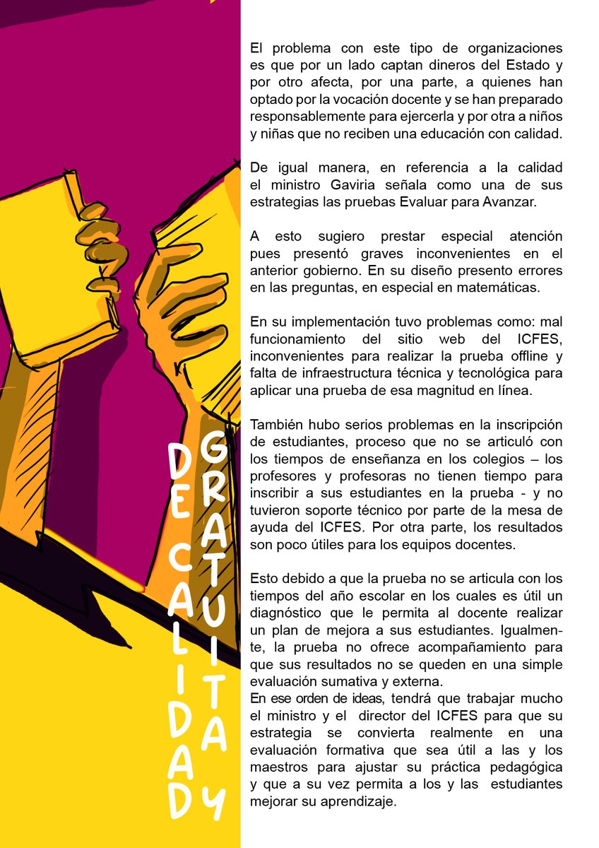 piedadcordoba's tweet photo. El boletín ¡Vuelve La Negra! en su cuarta edición columna de opinión Educación en crisis. https://t.co/OVbhF7pc1k
