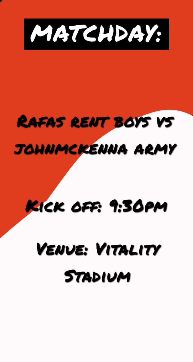 RafasRentBoys's tweet photo. Ladies and Gentlemenโฆ. ๐ LETS GO๐ช STADIUM: VITALITY STADIUM PRICE: ADULTS ยฃ5 KIDS: FREE (Family Day) xโค๏ธ๐ค #ComeOnYouRentBoys #MiloOut https://t.co/dCuLMmZz88