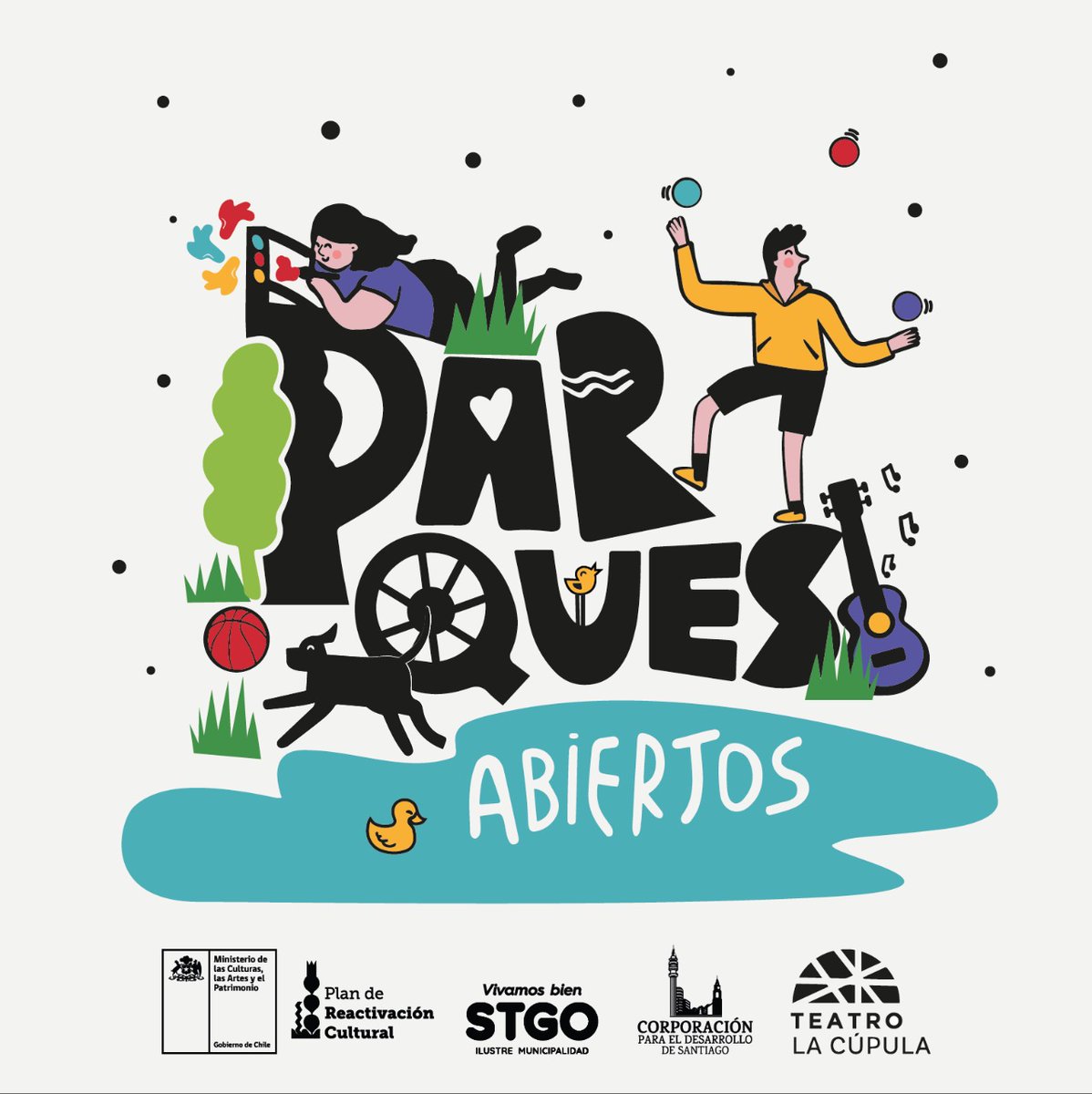 Invitación a disfrutar las tardes primaverales junto a la <a href="/Muni_Stgo/">Santiago</a> la Seremi de las <a href="/Culturas_RM/">Cultura Metropolitana</a>  y <a href="/Cordesan_stgo/">Cordesan Santiago</a> Reactivemos los espacios públicos y disfrutemos de nuestros parques.
Te esperamos!!
🗓Sábado📍Parque O’Higgins⏰12:00 
🗓Domingo📍Parque Quinta Normal⏰18:00