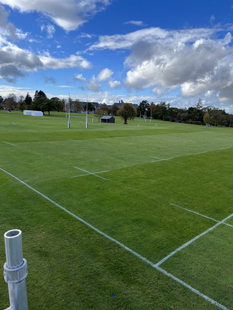 We are all set for tomorrows U18 Rugby festival <a href="/MerchiRugby/">Merchiston Rugby</a>