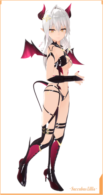 【新作PR:キャラクター】
リーリア (CV:霜月優様)
300歳くらいのサキュバス族。基本的には責め側であるが、少し周りが見えていない抜けたところもある。人間のオスにとって自分が魅力的であることを理解しており、魅了することに自信がある。飛行時は翼が大きくなる。 