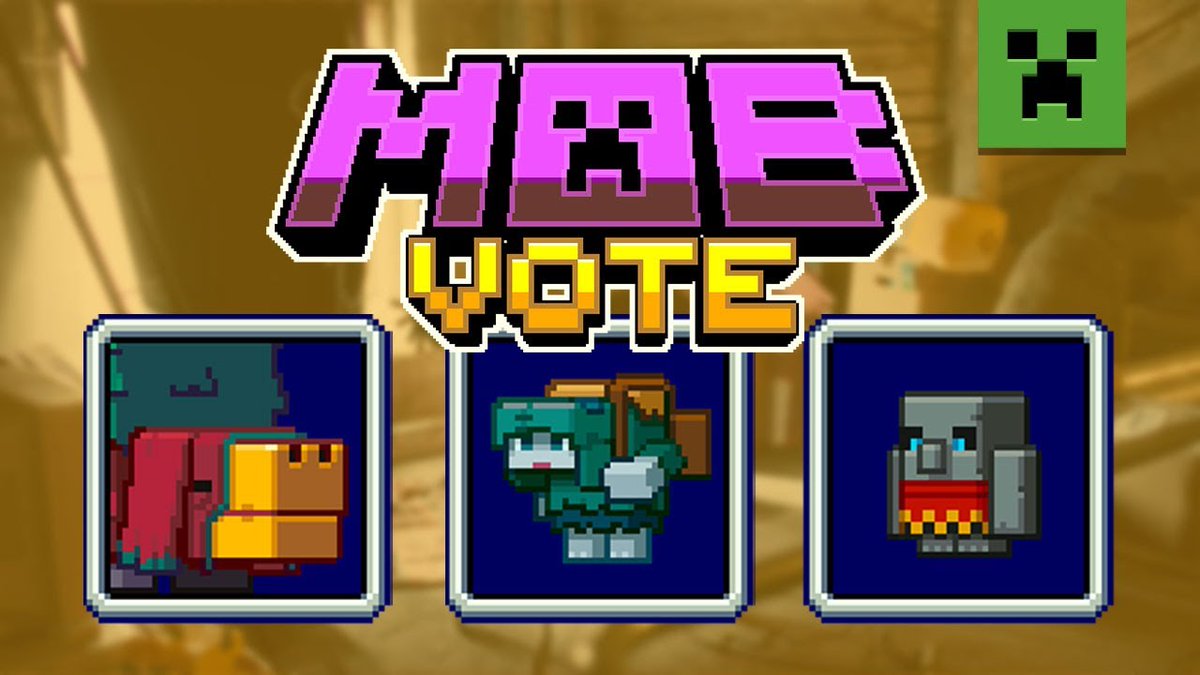 MINECRAFT 1.20 - VEJA COMO VOTAR NA VOTAÇÃO DE MOBS DO MINECRAFT