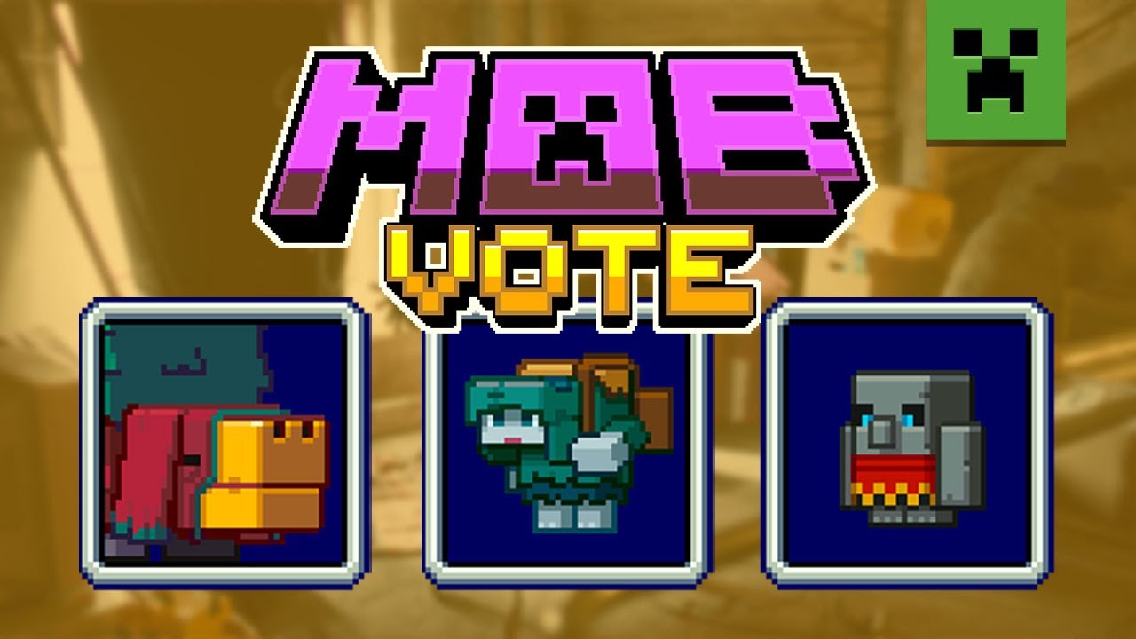 Minecraft Blog on X: Como as #MinecraftLive dos anos passados, hoje temos  votação de mob! 🗳️ E já está acontecendo!! Veja qual mob votar para vir  numa atualização futura do #Minecraft