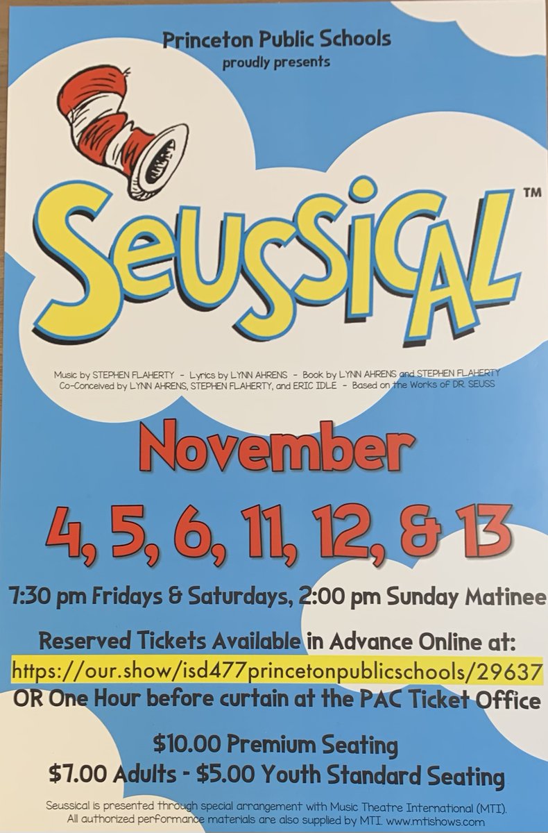 PHSTigersMN's tweet photo. Do you have your tickets yet?? @ISD477 @UnionTimesNews @PHS_studsection Tickets sold online: https://t.co/WprKfdbUgK https://t.co/bMU5A2wWD0