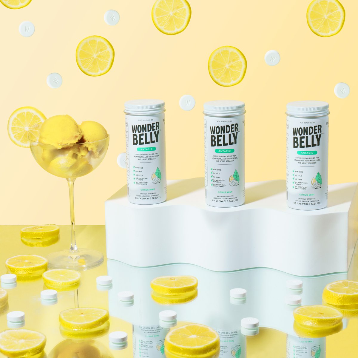 Did you know that Lemon Sorbet is a wonderbelly.com exclusive?? What better way to celebrate National Dessert Day than with a sweet note to curb that nagging heartburn.