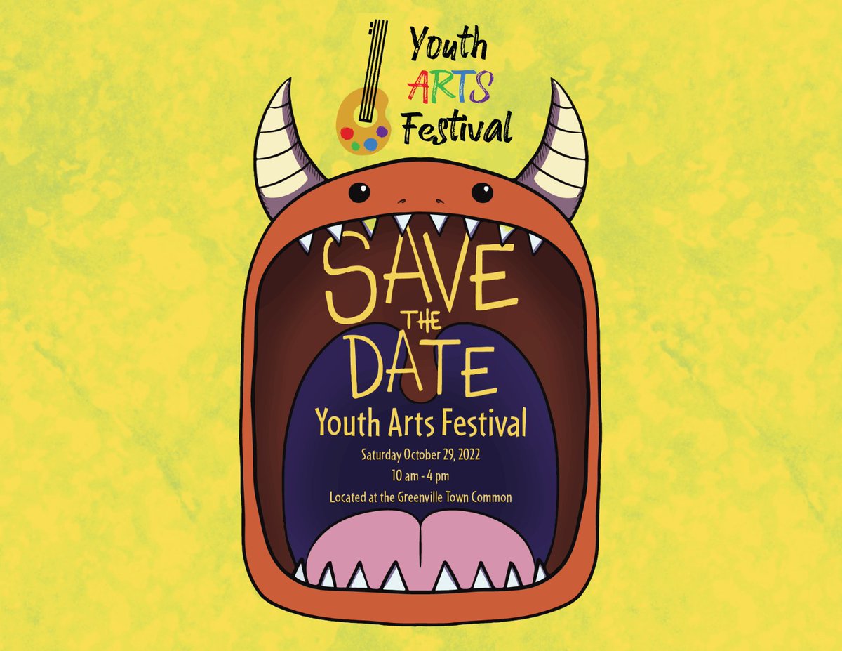 Mark your calendars for the 2022 Youth Arts Festival! 
🗓The event is scheduled for October 29, 2022, from 10:00 am – 4:00 pm on Greenville Town Common.

🎨For more information about the event, please visit youthartsfest.com

<a href="/Pittcountyarts/">Emerge Gallery & Art Center</a> <a href="/ecuartscomm/">ECU College of Fine Arts and Communication</a> <a href="/GreenvilleNCRec/">Greenville Rec_Parks</a>