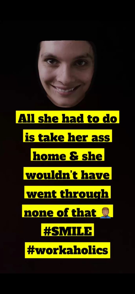 Jimmy_Mac_Sykes's tweet photo. All she had to do is take her ass home &amp; she wouldn’t have went through none of that 🤦🏽‍♂️ 😃 #SMILE #workaholics https://t.co/RW3si3fQVN