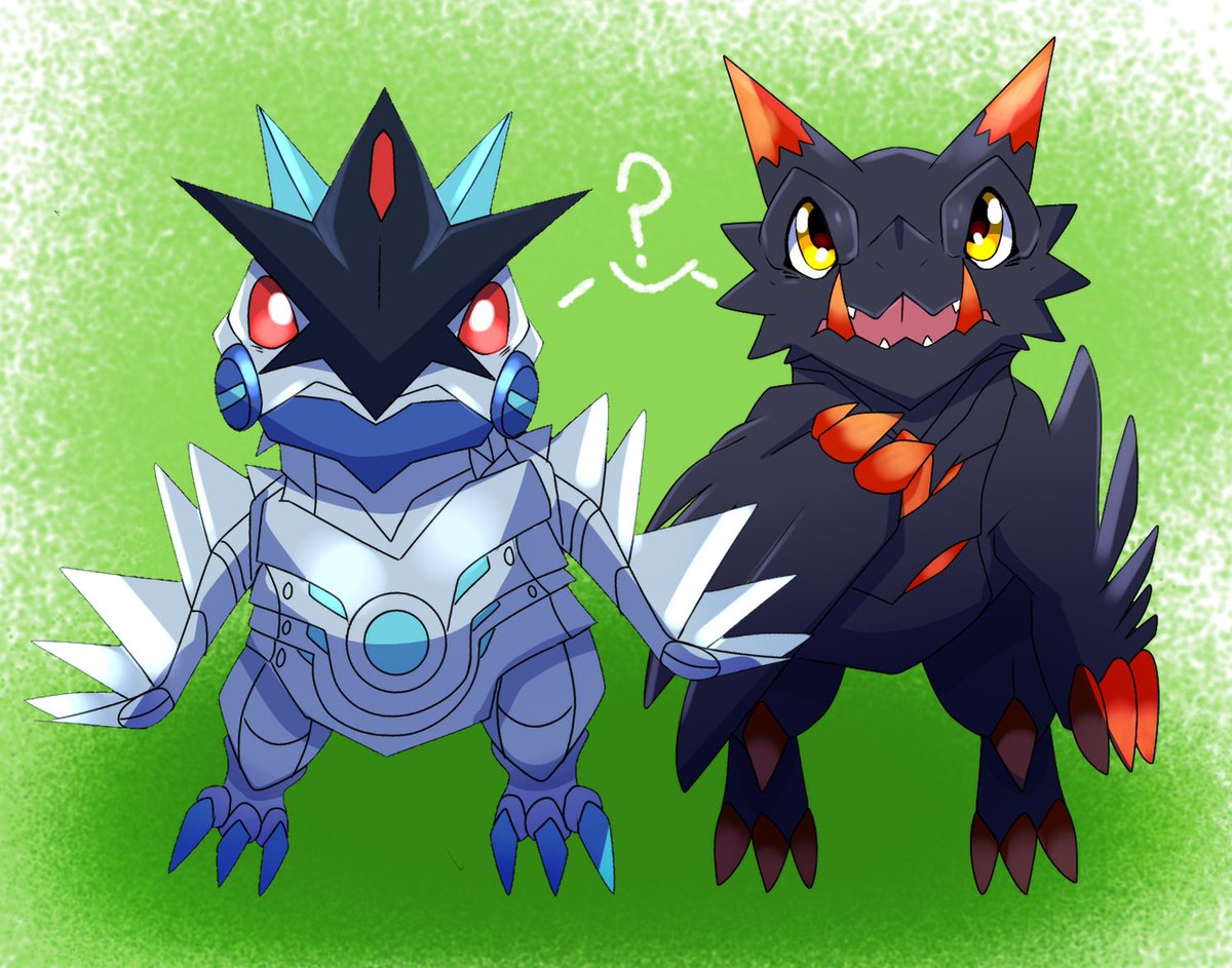 Matrixdragonn's tweet photo. If Pokemon meet Digimon (1/3) https://t.co/1Kwh6rLNk3