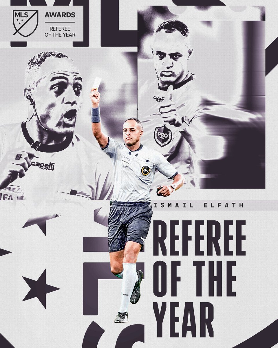 Congratulations to Ismail Elfath, the 2022 MLS Referee of the Year! 👏