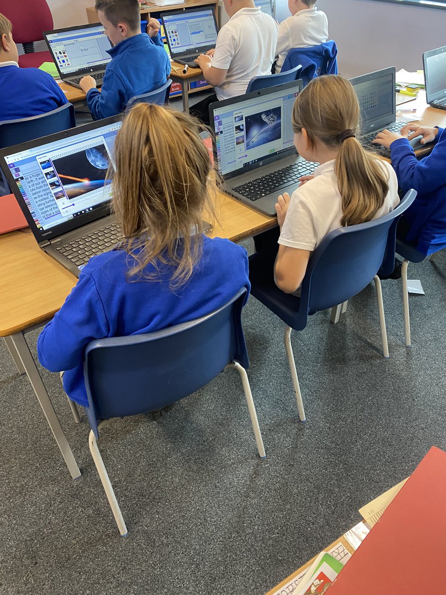 HighViewY4's tweet photo. We’ve been practising our editing skills on @purpleMash today in Y4. We’ve learnt how to change font size, colour and position to build the effect we want for our writing #primaryict #primarycomputing #editing https://t.co/OkYurNJP3p