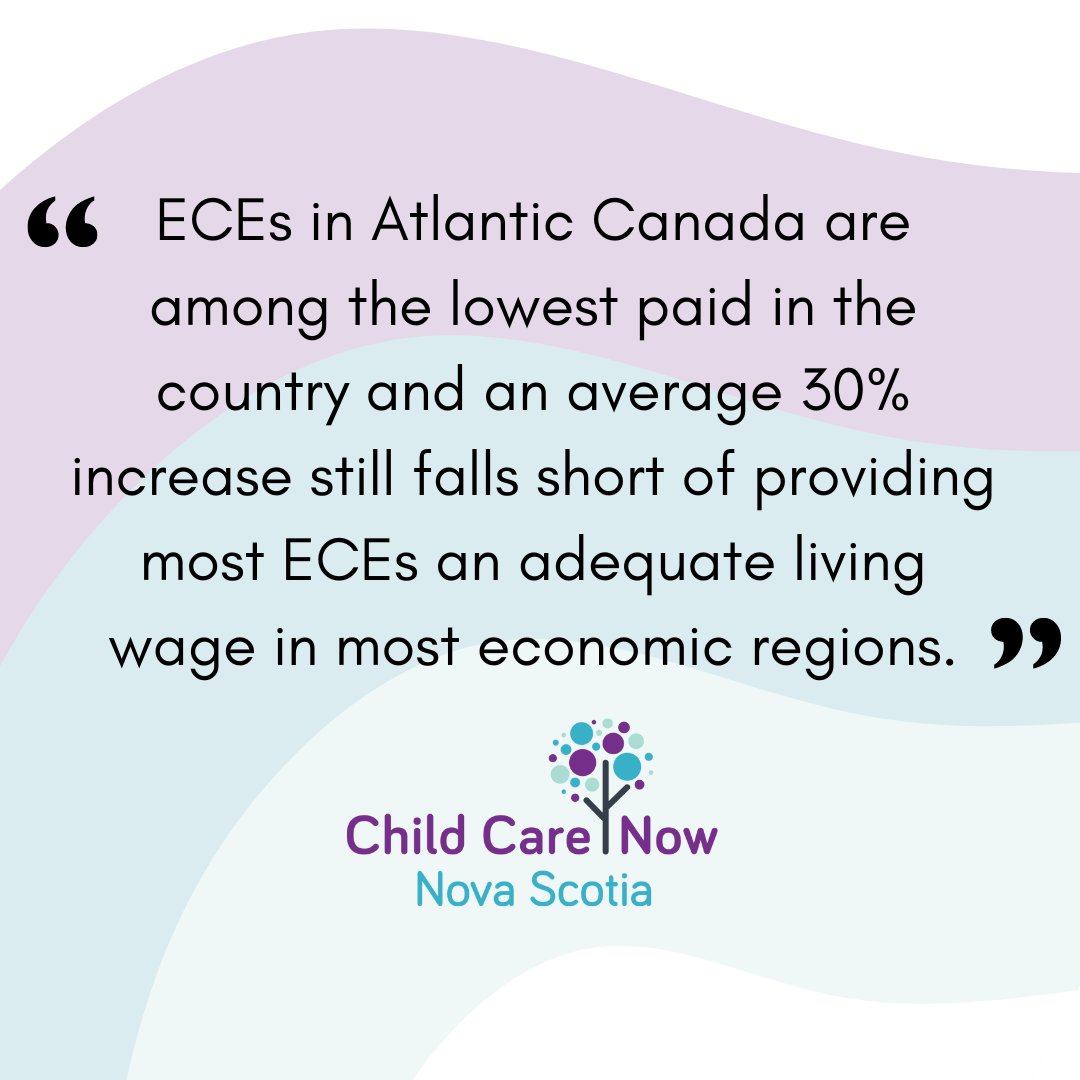 ChildCareNowNS's tweet photo. Wage grid does not go far enough, entrenches pay inequity.
This profession is highly-skilled, essential, and happens to be 96% women. We must do better.
read more here >> https://t.co/K5b1k9z4NN
#nspoli #canlab #ECEscantwait #thetimeisnow #cdnchildcare https://t.co/SeEHEoCbTK