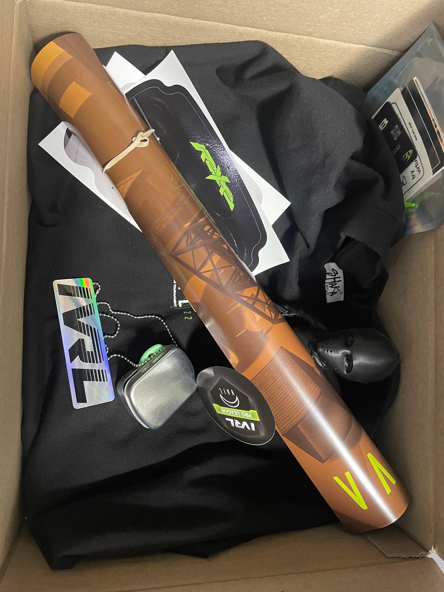 Many of you have been awaiting the IVRL VAIL Launch Season care packages! They'll be on their way soon. Here's a teaser of whats in each one. Post your best guesses on what you see. 

All 48 teams in the playoffs are receiving care packages!