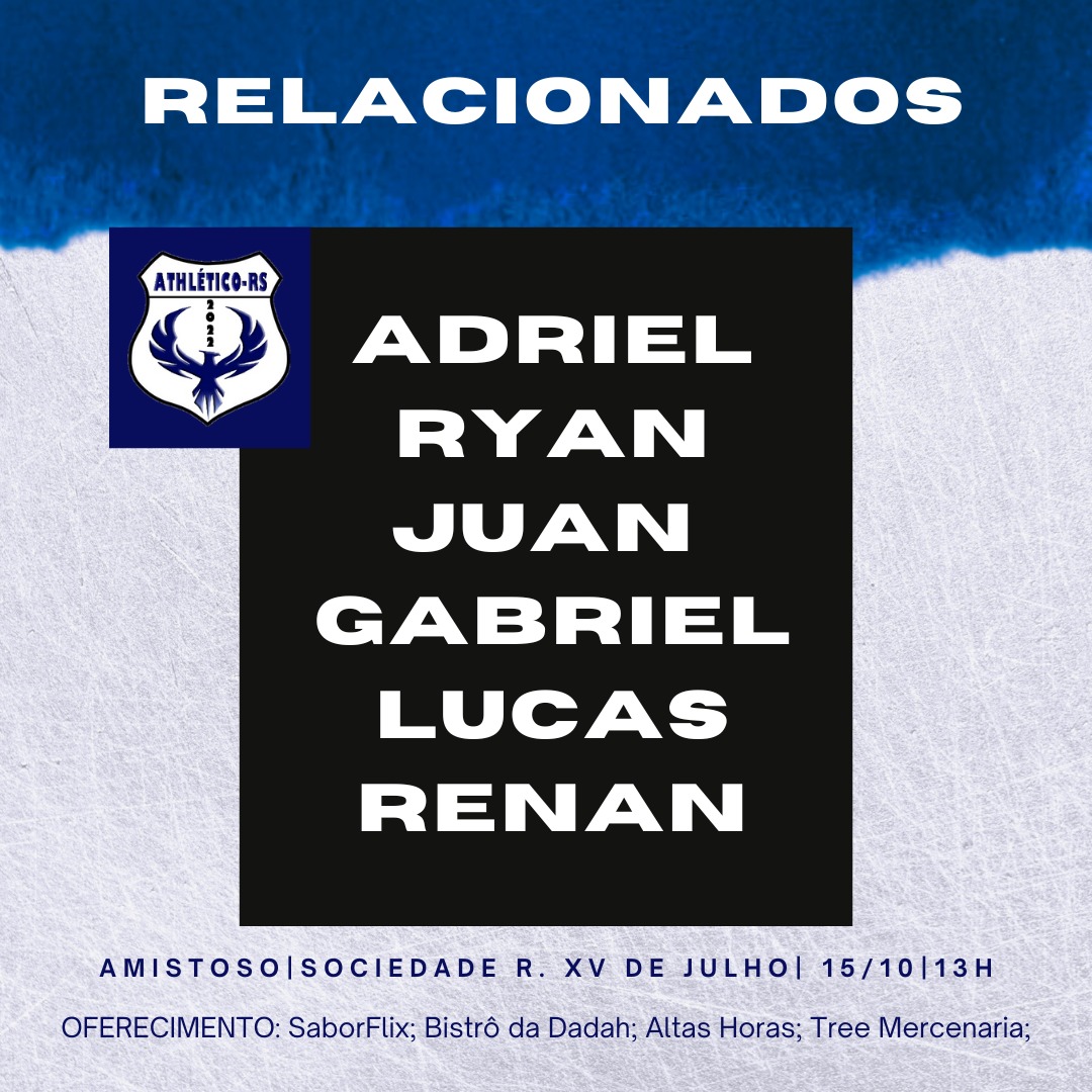 AthleticoRs's tweet photo. Lista de relacionados para o jogo de amanhã. https://t.co/zr5osXdaUM