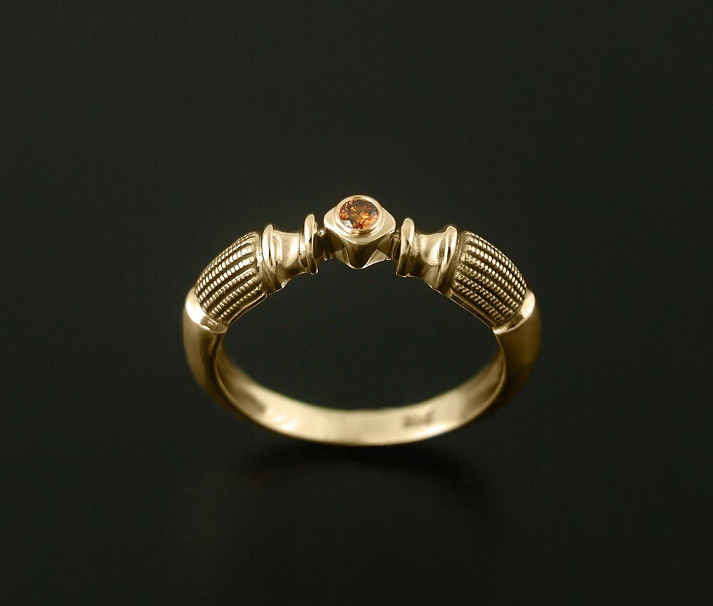 ArtsJewelry's tweet photo. Gold wedding, engagement, vintage, antique style ring with non conflictbezel set cognac diamond. Custom order. #diamond ##18Kwhitegold #cognacdiamond #18Kgold #cognac #antique #textured https://t.co/1vpNLPOnrd https://t.co/zvPyoROPTZ