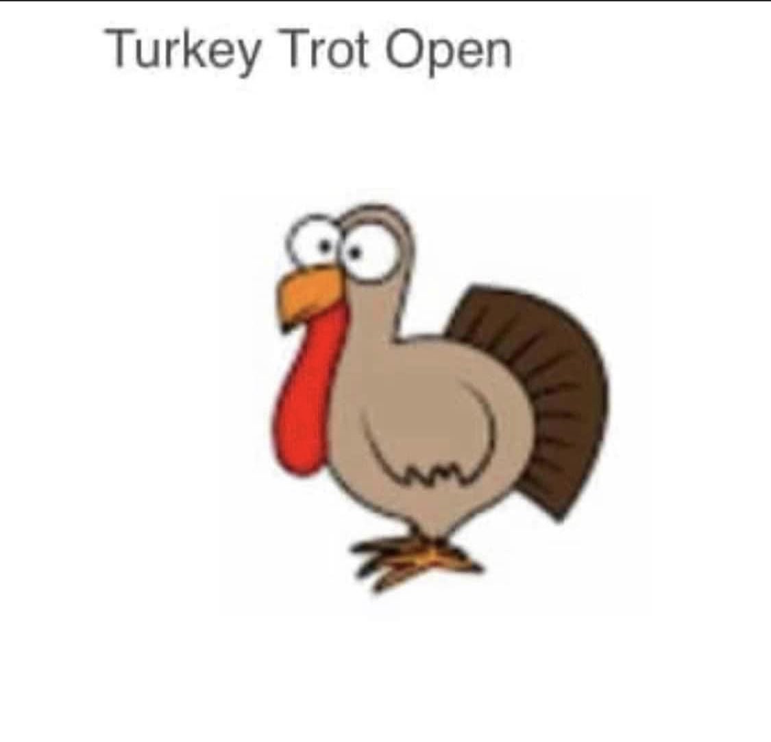 Turkey Trot Results
13 hole betterball stableford 

1st D Randall + M Lee 33pts
2nd C Greenhalgh + H Kershaw 32pts
3rd T Cook + S Cook 32pts

Nearest Pin - S Cook

Two’s 
J Harrop
C Rosbottom 

Many thanks to everybody who played.

WLGC