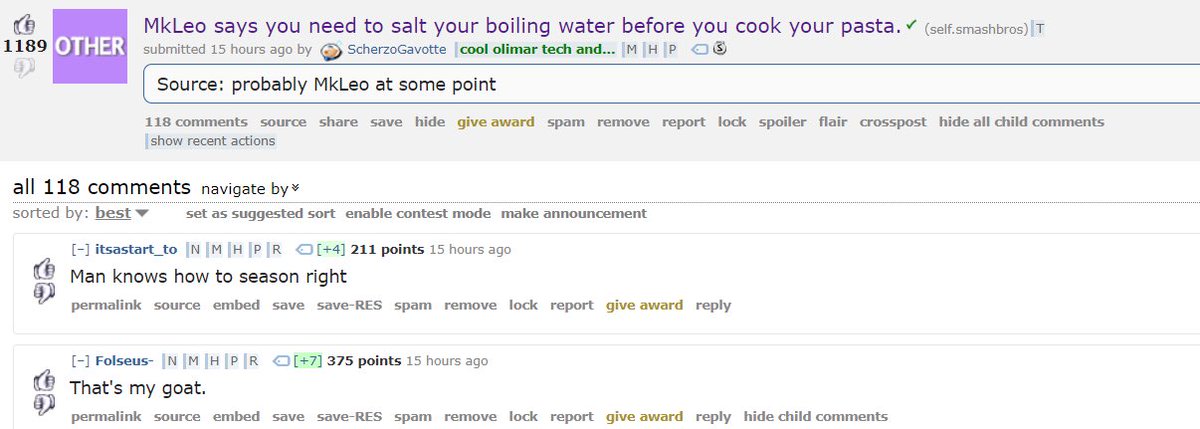 The current state of discourse on r/smashbros