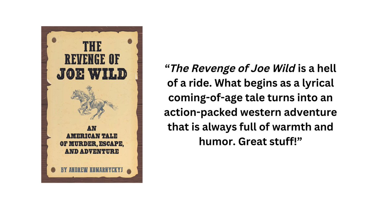 PaulBrazill's tweet photo. The Revenge of Joe Wild" by Andrew Komarnyckyj, published by Santa Monica Press. @AndyKomarnyckyj and @santamonicapres https://t.co/4hIhWnAcFy