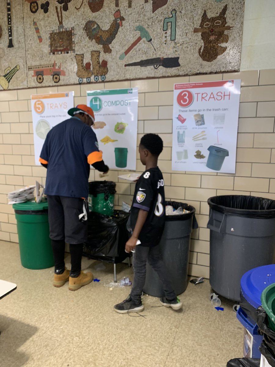 Always a good day when we can visit with our two veteran composting schools, <a href="/WellwoodIntlES/">Wellwood Int'l ES</a> &amp; <a href="/KenwoodBCPS/">Kenwood High School</a> ! These schools have been composting their cafeteria food waste since 2019 and are always models for our new schools, great job!! <a href="/BCPSOutdoorSci/">BCPS Outdoor Science</a> <a href="/BaltCoPS/">Baltimore County Public Schools</a> <a href="/kenwood_en/">KEN</a>