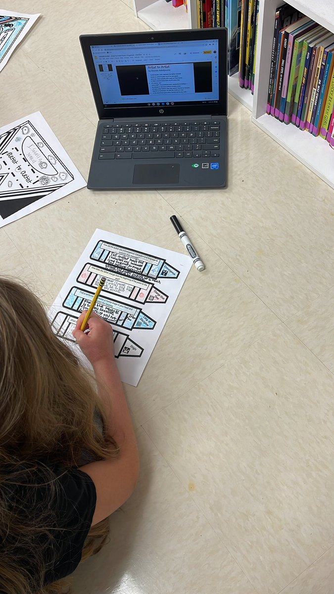 jaclyn_moncus's tweet photo. Using depth and complexity with our “Artist to Artist” poem! 🖍🎨 #GLOWatOtt #NISDOtt 

@PrincipalBueno @adelagarza07 https://t.co/GhZNOBxErW