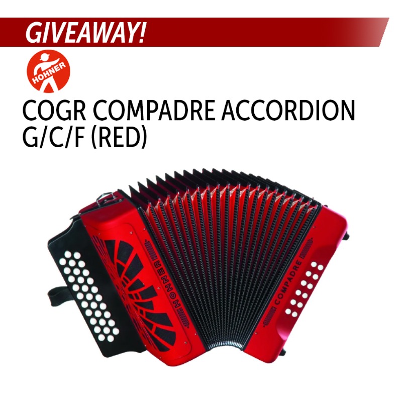 samashmusic's tweet photo. Enter for a chance to win a @PlayHohner COGR Compadre Accordion G/C/F in Red!

#SamAsh