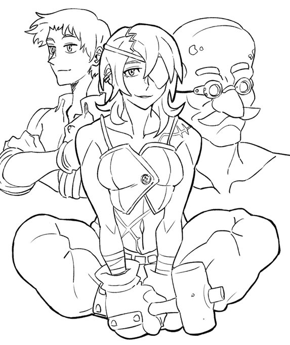 落書き。
たれ目の女性すき。 