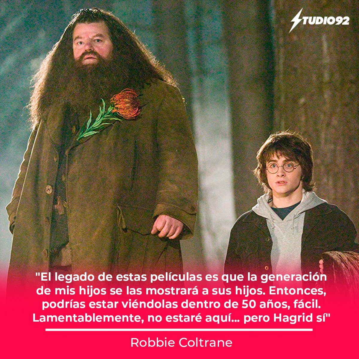 ¡Una triste noticia para todos los que somos fan de #HarryPotter! 😔 El actor británico #RobbiColtrane ha fallecido este viernes a los 72 años 🤍 Que descanse en paz 🙏🏼 #Hagrid