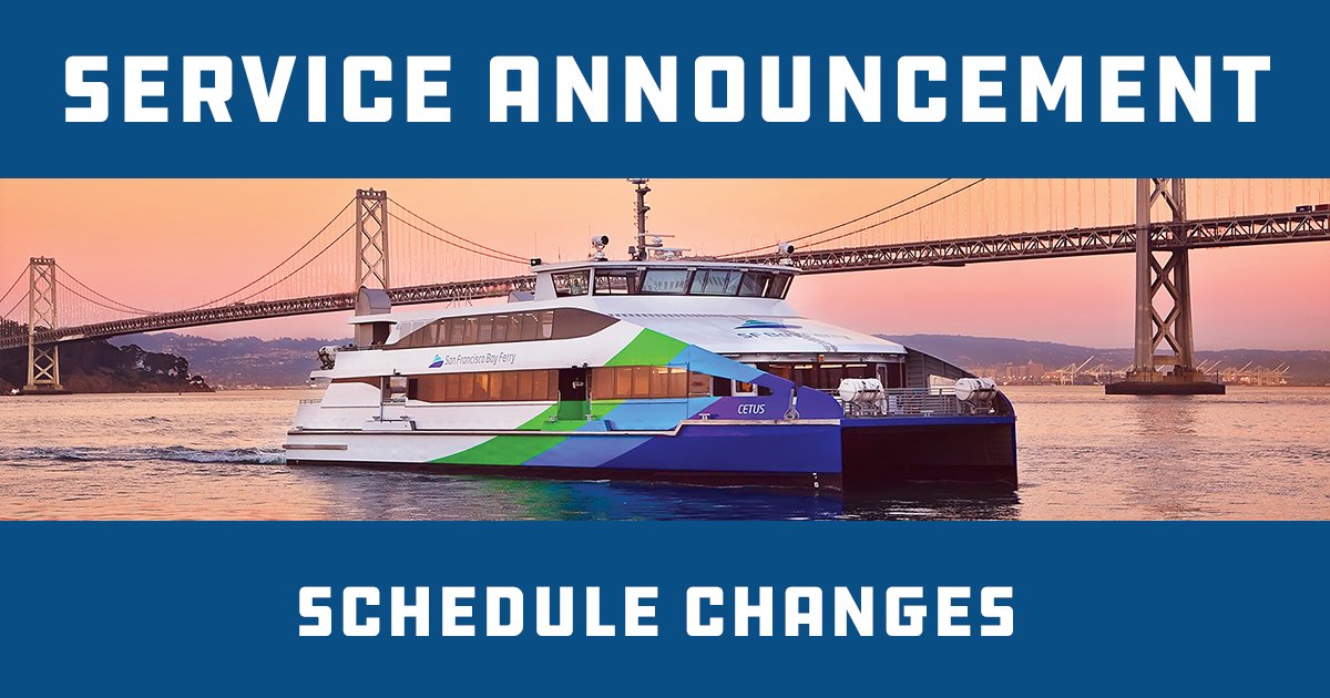 San Francisco Bay Ferry tweet media