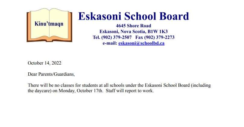 Eskasoni School Board (@eskasonischools) on Twitter photo 