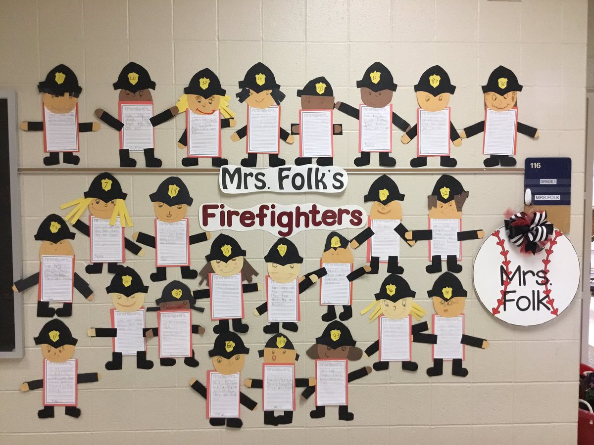 TheFolkField's tweet photo. We celebrated Fire Safety Week at Folk Field! We learned all about firefighters, fire trucks, and what to do if there is ever a fire! To end the week we wrote about firefighters, completed a fun craft &amp; got our own fire helmets! 👩🏻‍🚒🧑🏽‍🚒🚒 @hempfield https://t.co/xUXoMt6dhR