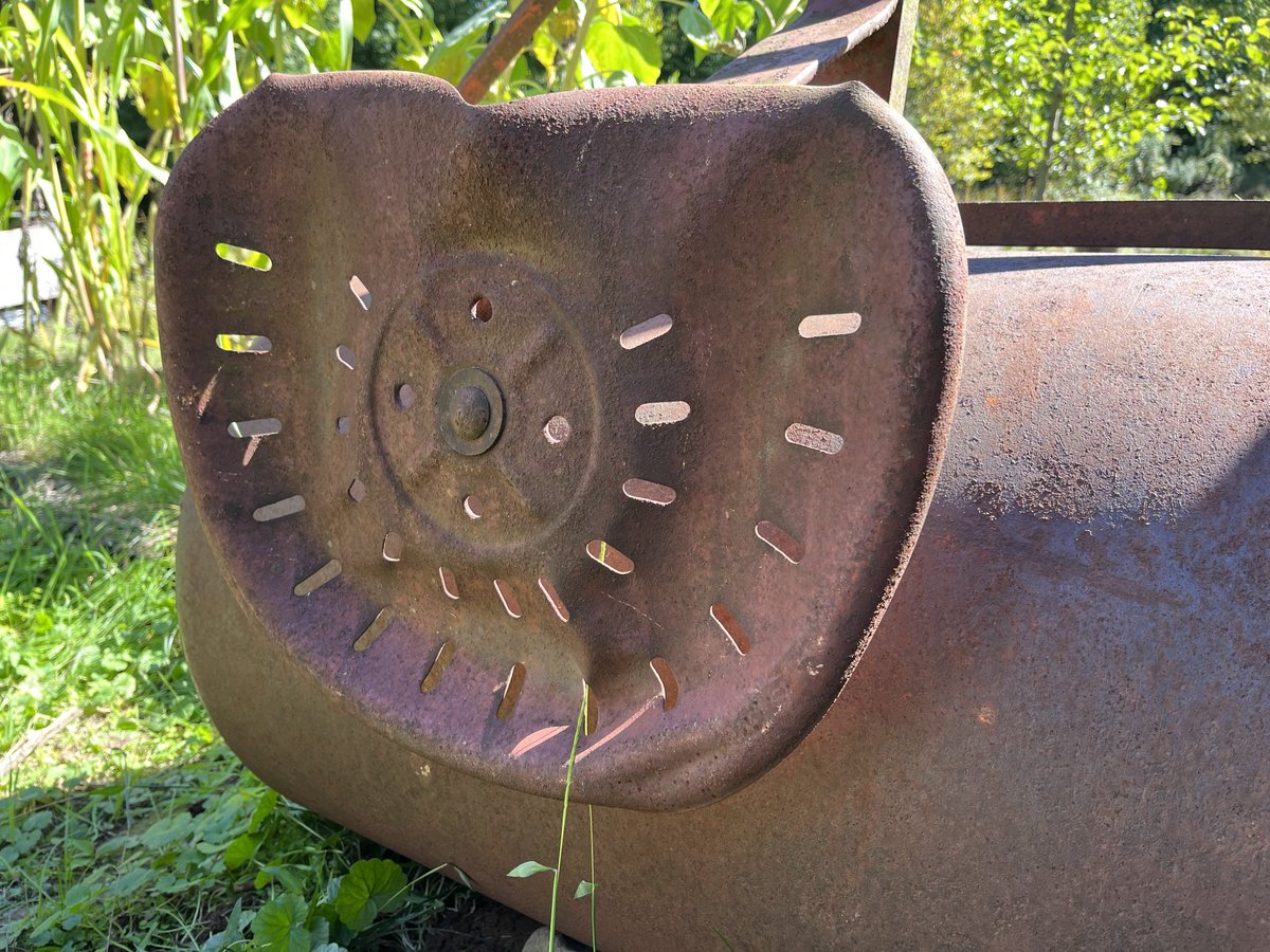 Wolves_Nihilist's tweet photo. Happy Ferrous Friday!
Old roller found on our farm.
#farmfind
#ferrousfriday https://t.co/1UWMcr85LL