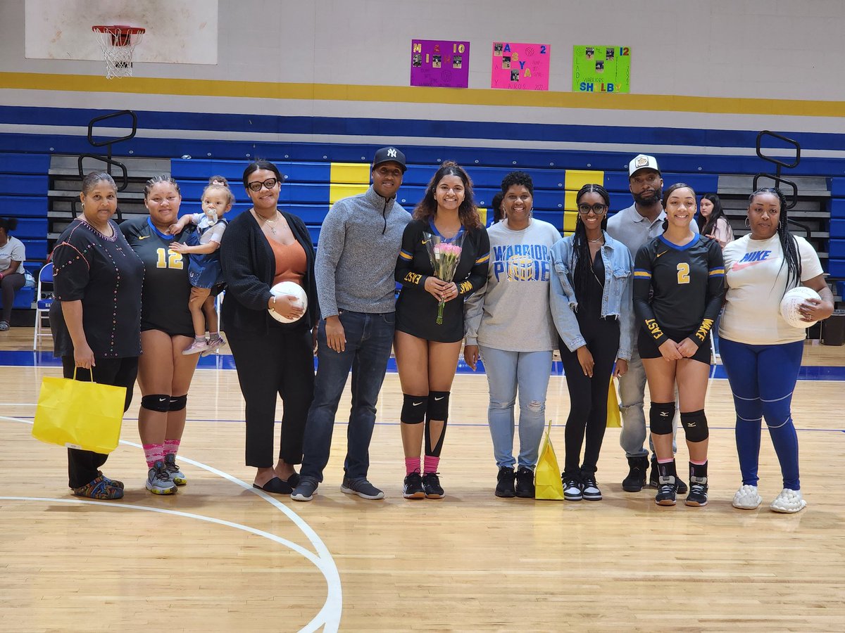 <a href="/eastwakehs/">East Wake iTech and Design Magnet High School</a> Congratulations to the seniors on the varsity volleyball team...!! 
#seniorathlete
#seniornight
#womenvolleyball