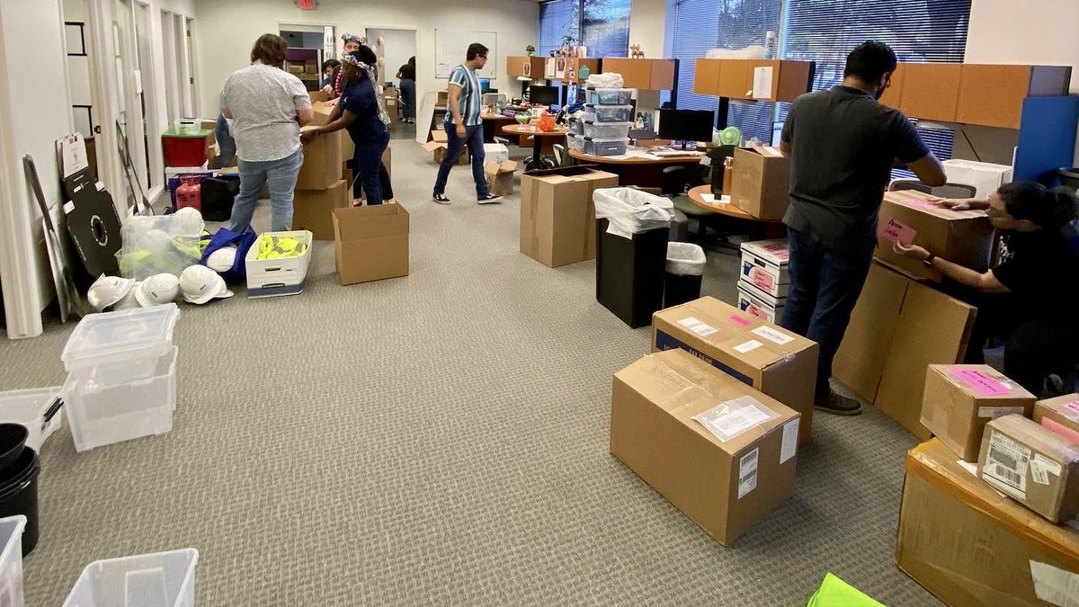mowsatx's tweet photo. It’s packing time! Our team is getting ready for the big move to our new campus. 💙 #mowsatx https://t.co/tHEY4Uj9lX