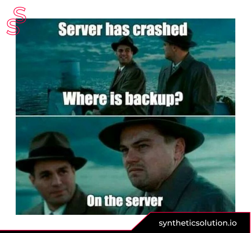 wagienfts's tweet photo. Where is backup? 😂😂

#programmer #programming #coding #developer #coder #python #javascript #code #java #webdeveloper #html #computerscience #codinglife #technology #softwaredeveloper #webdevelopment #software #css #programmers #tech https://t.co/shoUuFzQBM