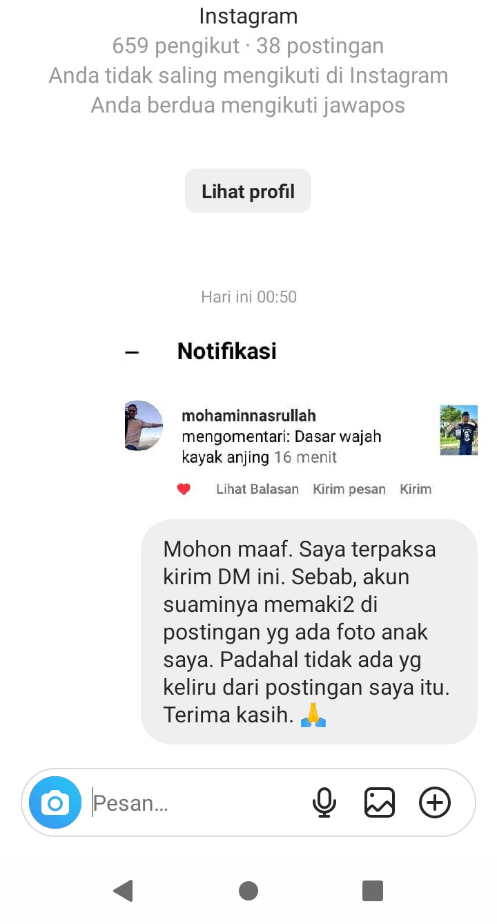 Ilhamzada On Twitter Ada Lagi Yg Lucu Tiba2 Ada Komen Memaki2 Di 