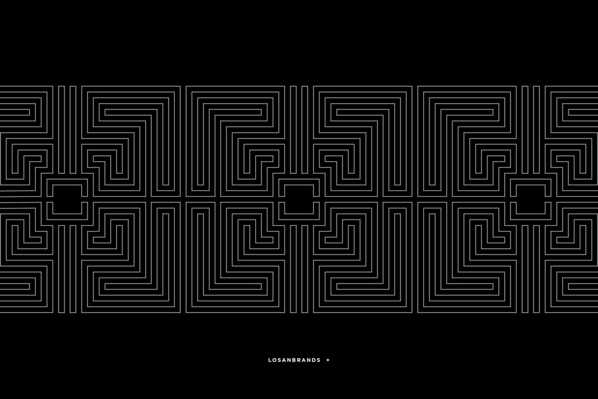 carloslosan's tweet photo. Estamos desarrollando en un nuevo proyecto para el cual nos inspiramos en la historia del #Minotauro y el #LaberintoDeCreta.
Trabajando varias versiones del laberinto, encontramos en éste un bello patrón de repetición que será parte de la comunicacional visual. https://t.co/ThEU5GIw91