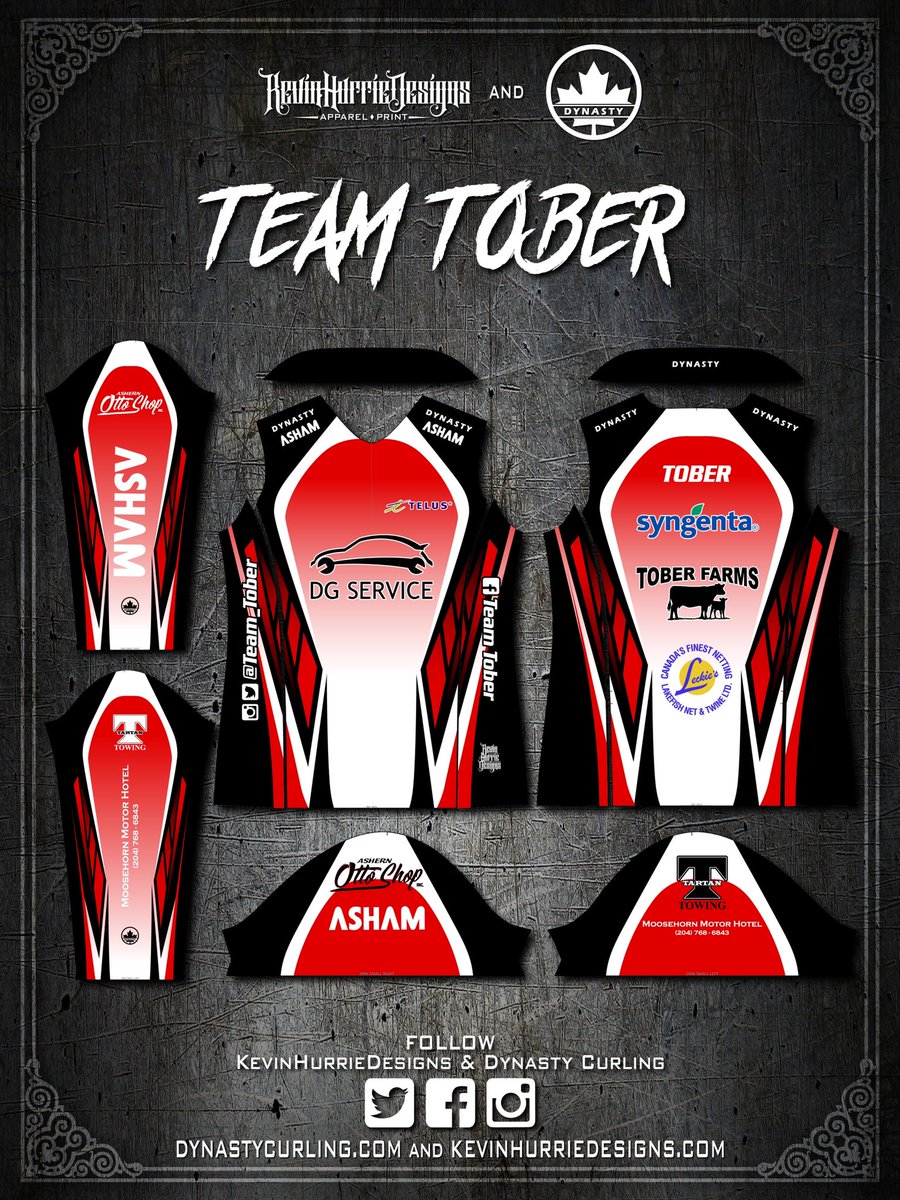 KevinHurrie's tweet photo. Apparel I Designed For Team Tober
.
#kevinhurriedesigns #dynastycurling #teamdynasty #teamtober #curling #curlingapparel #apparel #sports #sportsapparel #design #art #jersey #shirts #jackets #clothing #custom #sublimation #subdye #madeincanada #canadianmade https://t.co/AmswvGWtBJ