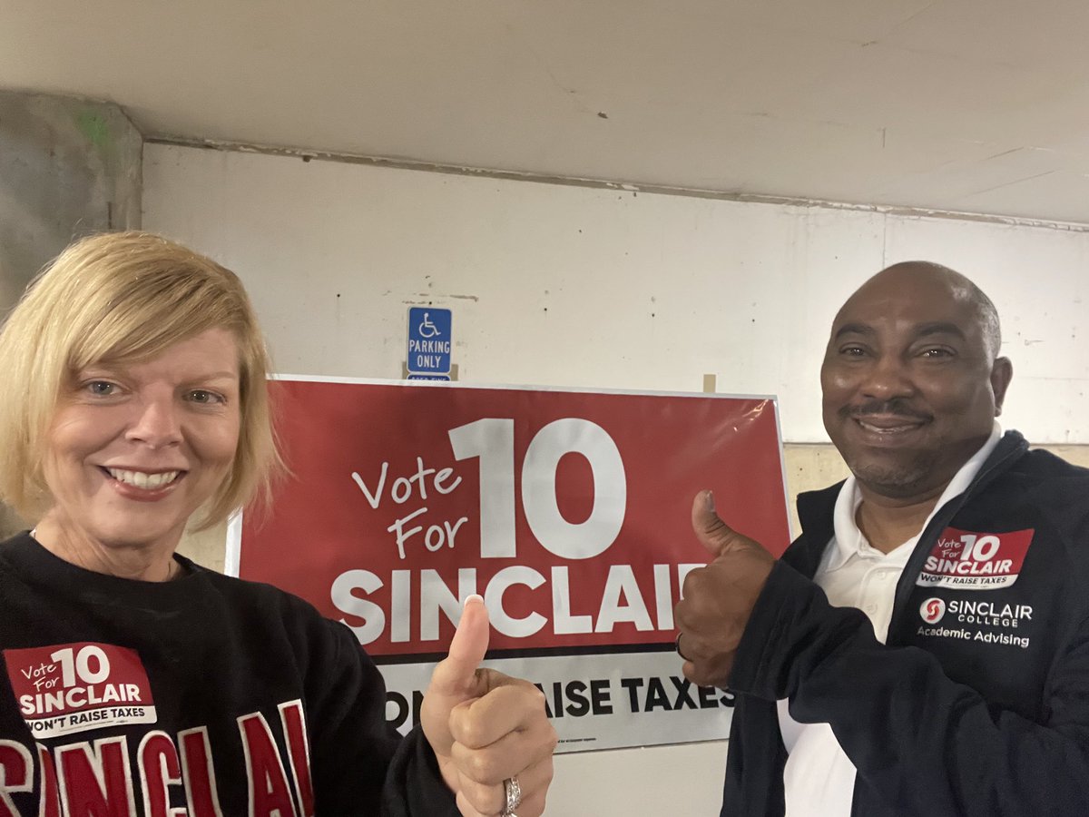 Early voting started this week and volunteers are ready to greet you at the polls! Remember to vote FOR Issue 10! It WON’T raise taxes! #WontRaiseTaxes #earlyvoting